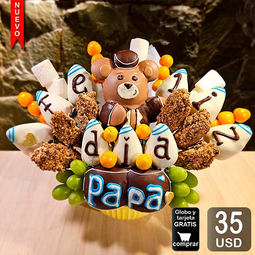 arreglo frutal dia del padre