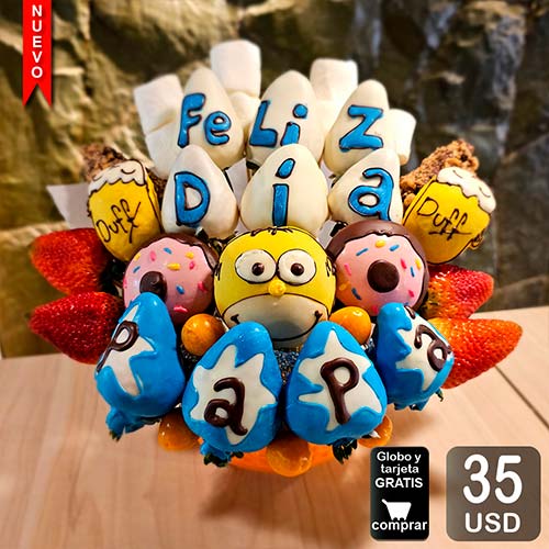 arreglo frutal dia del padre