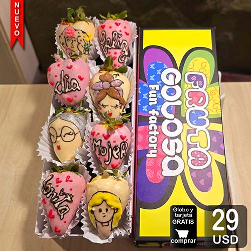 arreglo frutal dia de la mujer