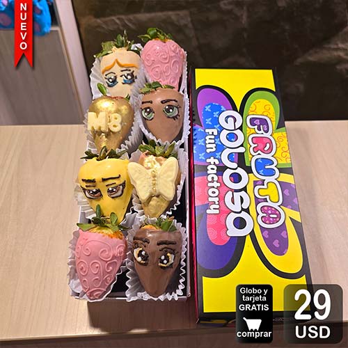 arreglo frutal dia de la mujer