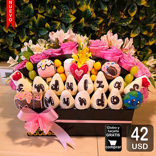 arreglo frutal eres mi mundo