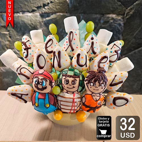 arreglo frutal año nuevo