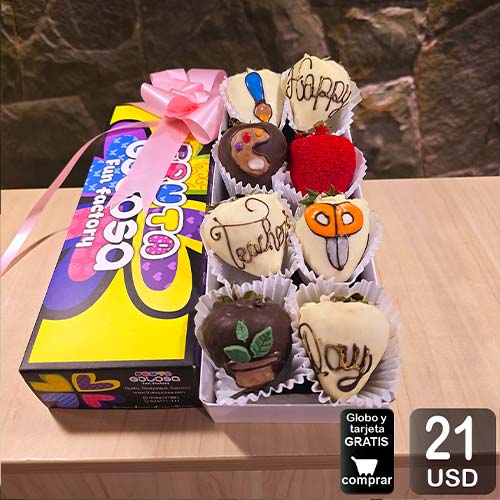 arreglo frutal dia del maestro