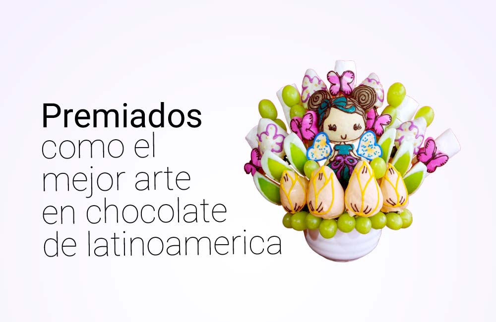 Premiados como el mejor arte en chocolate de latinoamerica